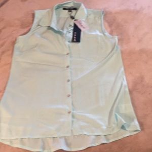 New with tags light mint top